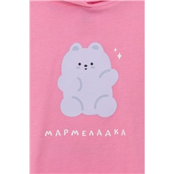 Фуфайка розовая орхидея к459 Crockid