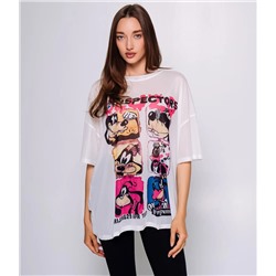 Футболка #КТ109, белый