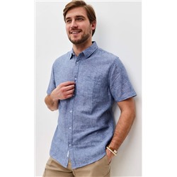 Рубашка к/р лен F111-0450 jeans