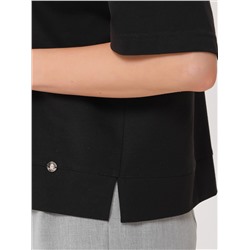 Футболка чёрная со стразами