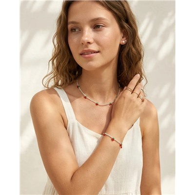 Чокер-бусы из бисера