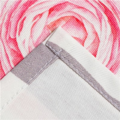 Полотенце «Этель. Пионы», 40×73 см, 100% хлопок, саржа 190 г/м²