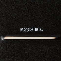 Блюдо для подачи Magistro Pietra lunare, 16×16 см, квадратное, фарфор, чёрное