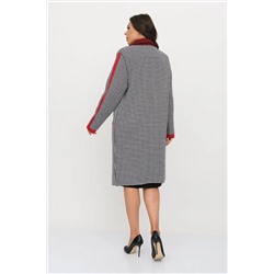 Кардиган Д 2867/черно-красный