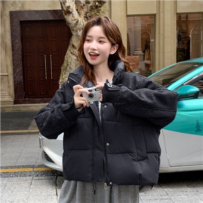 Cute Woman  Куртка с воротником-стойкой  XY-522