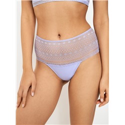 Трусы стринги с высокой талией жен. Colette  голубой Infinity Lingerie