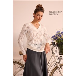 NiV NiV fashion 942 молочный, Джемпер