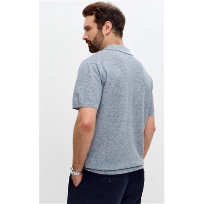 Футболка лен F011-06LN l.blue