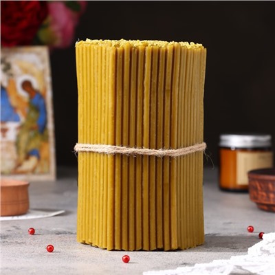 Свечи церковные №100, упаковка 1 кг, парафин и воск