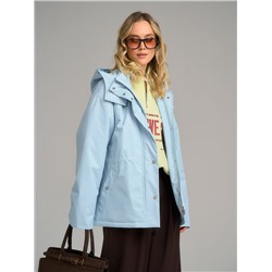 Плащ женский голубой