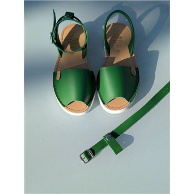 Босоножки-Абаркасы из натуральной кожи от AB.Zapatos · 3202 encina АКЦИЯ