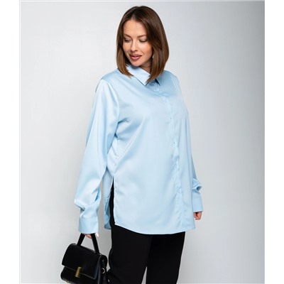 Рубашка #ОКТ085005, голубой