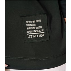 Футболка #КТ0467-55, изумрудный