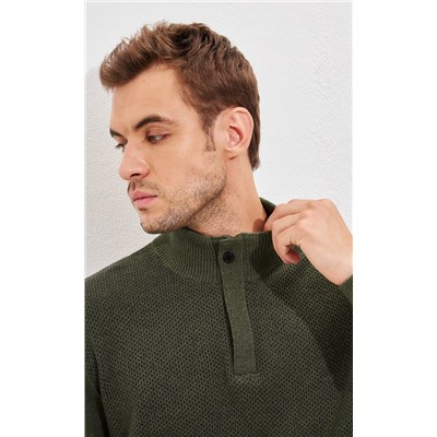 Джемпер P321-15200 khaki-melange