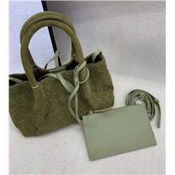 Женская сумка, замша,  MIRONPAN  90512 Зеленый