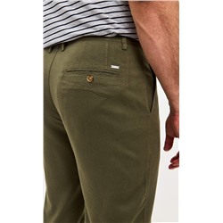 Брюки лен F211-0854 khaki