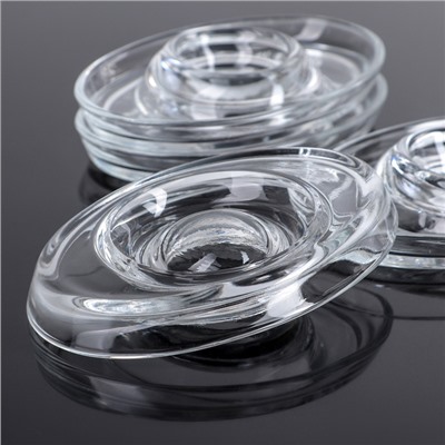 Подставки для яиц Paşabahçe Basic, набор 4 шт. стекло, прозрачные