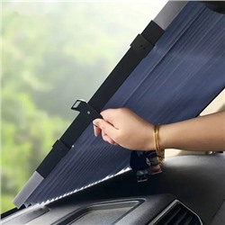 Солнцезащитная шторка - жалюзи Vehicle shade на 6 присосках, 65см