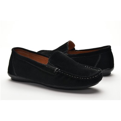 Comfort 09888 Мокасины женские чер нат (прессов) замша