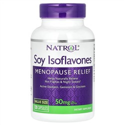 Natrol, изофлавоны сои, 50 мг, 120 капсул (10 мг в 1 капсуле)