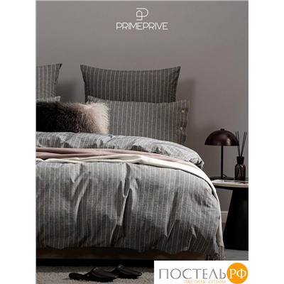 PRIME PRIVE ВАЛЬБО сер/бел (полоса) КПБ 145х205-2/240х260-1/50х70-2/70х70-2, 7 пр., хл.