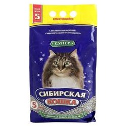 Наполнитель 5л СУПЕР (комкующийся) СИБИРСКАЯ КОШКА