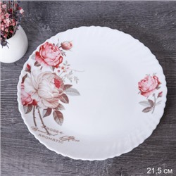 Тарелка 215 мм / LHP-85 (6916) /уп 48/ серия Чайная роза