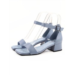 08-BE47F-66JV BLUE Босоножки женские (натуральная кожа)