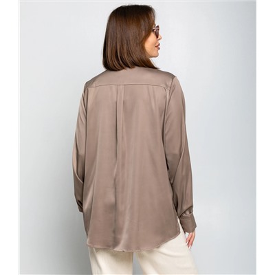 Рубашка #ОКТ085005, капучино