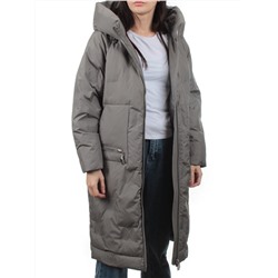 305 DARK GRAY Пальто зимнее стеганое женское (200 гр. холлофайбер)