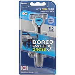 Dorco PACE 3 CROSS TRC 1005 (Станок+ 5зап)