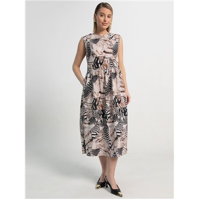 Платье Мелроз (бежевое) П15519-25М