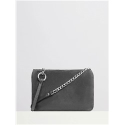 Женская кожаная сумка Richet 2480LNC 744763 Серый