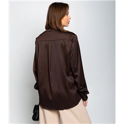 Рубашка #ОКТ085005, шоколадный