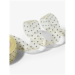 Лента капроновая «Горох», 25 мм, 23±1 м, бежевая