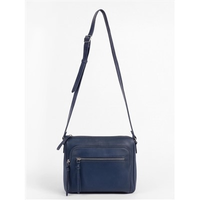 Женская кожаная сумка Richet 2670LN 846 Синий