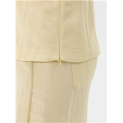 Блузка со спущенным плечом в цвете лайм