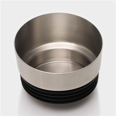 Кувшин для воды Magistro «Грация», 1.1 л, 10×24.5 см, с металлической крышкой, стекло, прозрачный