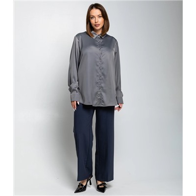 Рубашка #ОКТ085005, серый