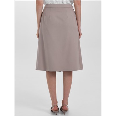 Юбка миди бежевая с запахом