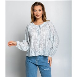 Блуза #КТ197 (1), ментоловый