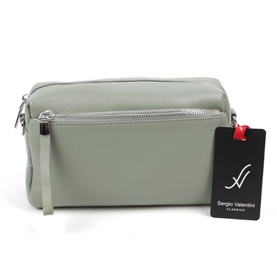 Женская кожаная сумка Sergio Valentini SV-8297 Грин