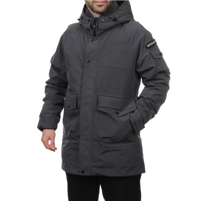 8897 DK. GRAY Куртка мужская зимняя облегченная (130 гр. холлофайбер)