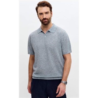 Футболка лен F011-06LN l.blue