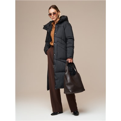 Пуховик женский черный