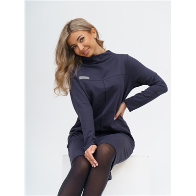 854 Платье "Серый"