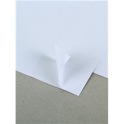 Этикетки А4 самоклеящиеся, 100 листов, 80 г/м², на листе 40 этикеток размером 52.5×29.7 мм, матовые, белые