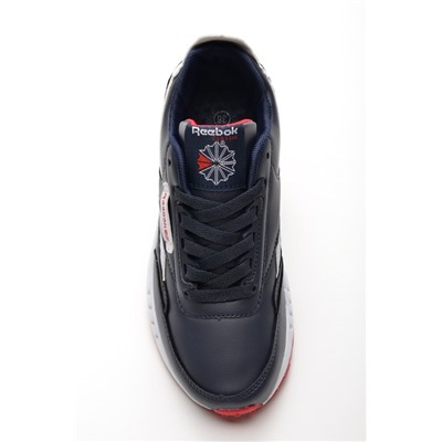 Sport + RBK MB8140-3 Кроссовки син-бел иск кожа