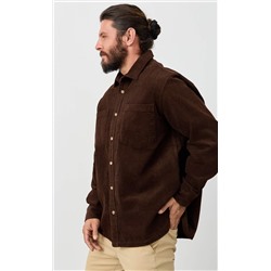 Рубашка вельвет F221-0470 brown