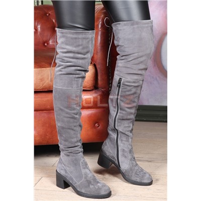 Женские демисезонные ботфорты Melany Dark Gray